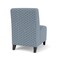 Lesro Siena Lounge Reception Armless Guest Chair, Black, RS Rain Song Upholstery SN1102 - alternate 2